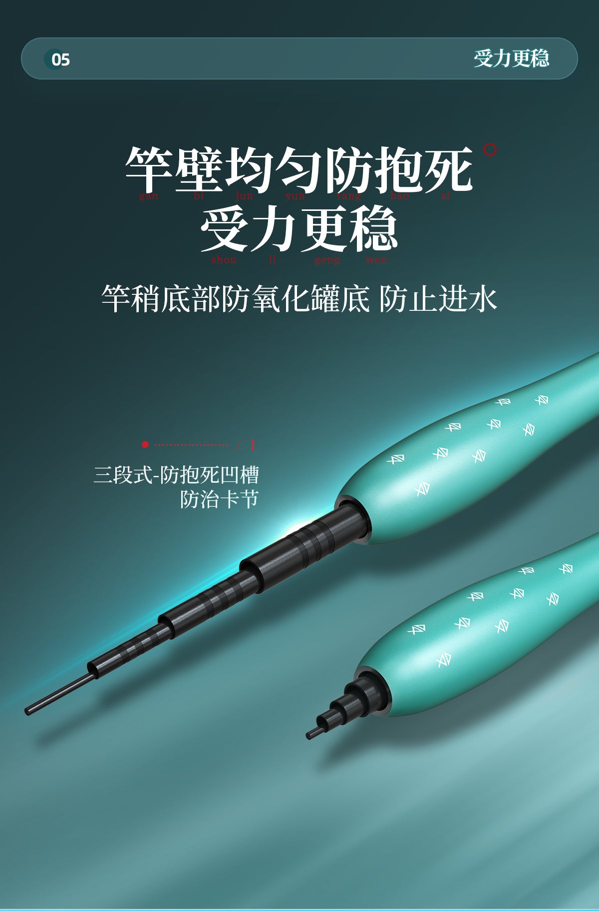 HANDING Carbon Fiber Telescopic Fishing Pole