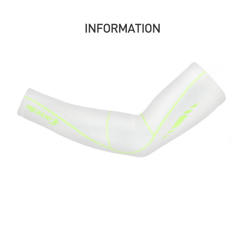 Cooling Sport Arm Sleeve Ice Silk Sun UV Protect Cycling Fishing