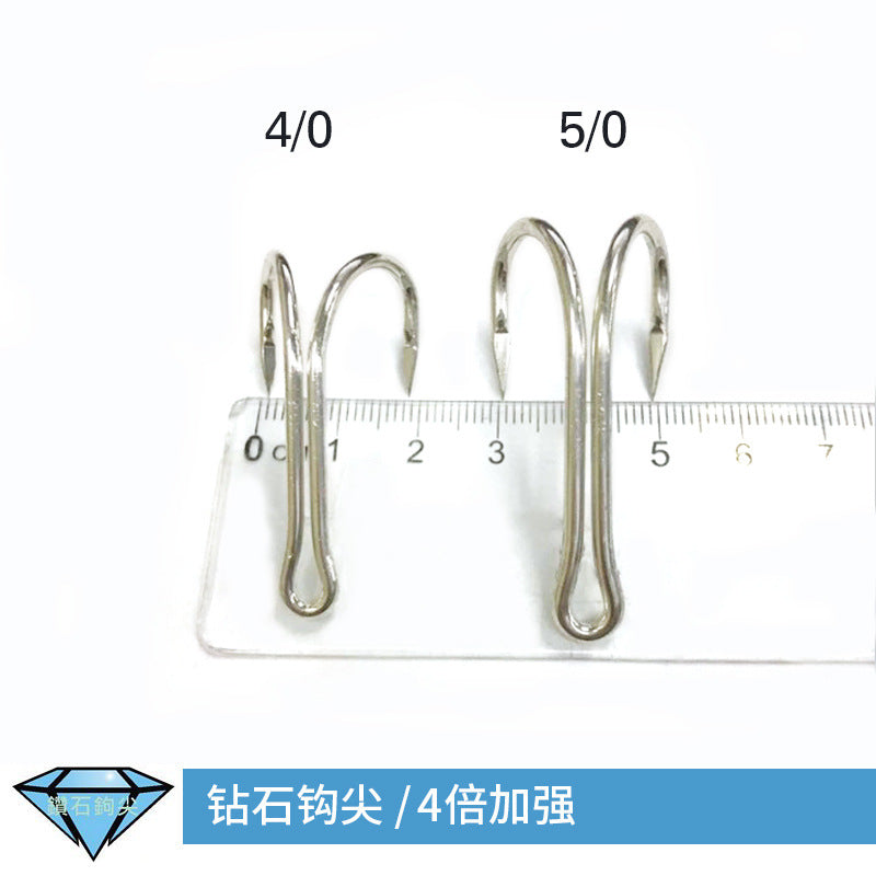 Mustad- Double hook 4 times to strengthen the high-strength hook