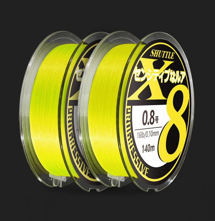 SHUTTLE X8 Line PE 140m Yellow