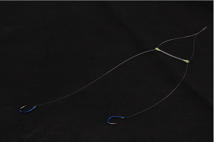 Tool Fish Line Separator Double Hook Fish Hook Fixed Distance Splitter Silicone