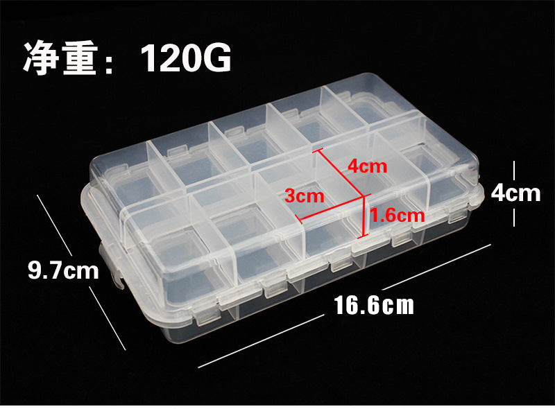 Premium 20 Compartments Tackle Boxes, Tackle Utility Boxes, Plastic Box
