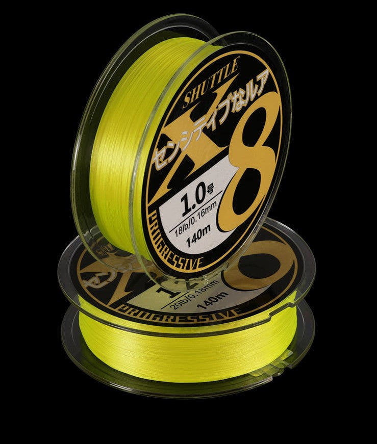 SHUTTLE X8 Line PE 140m Yellow