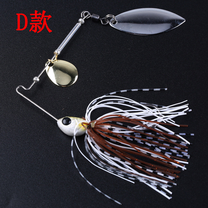Spinner Bait Metal Double Blade Spinnerbaits Lures(13g)