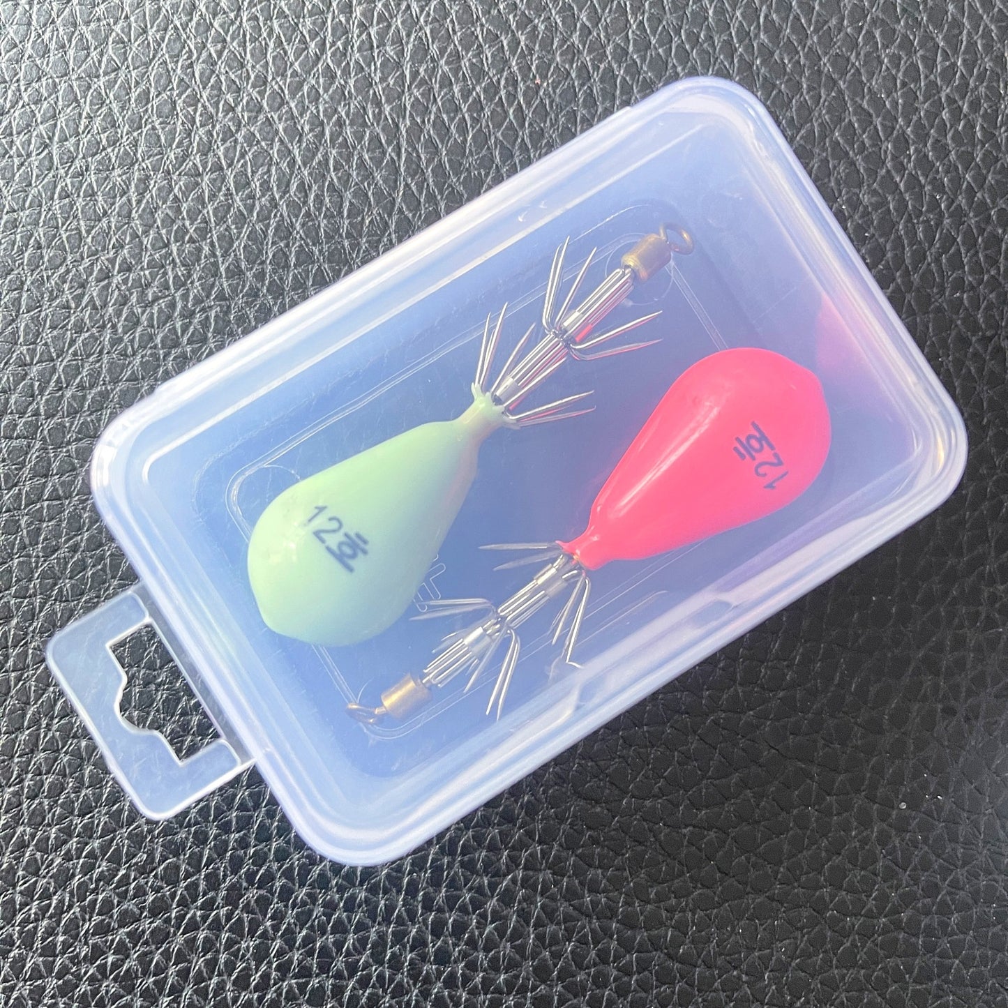 2pc Luminous Squid Hook Jigs Fishing Octopus Cuttlefish Hook Jigging Lure/32g