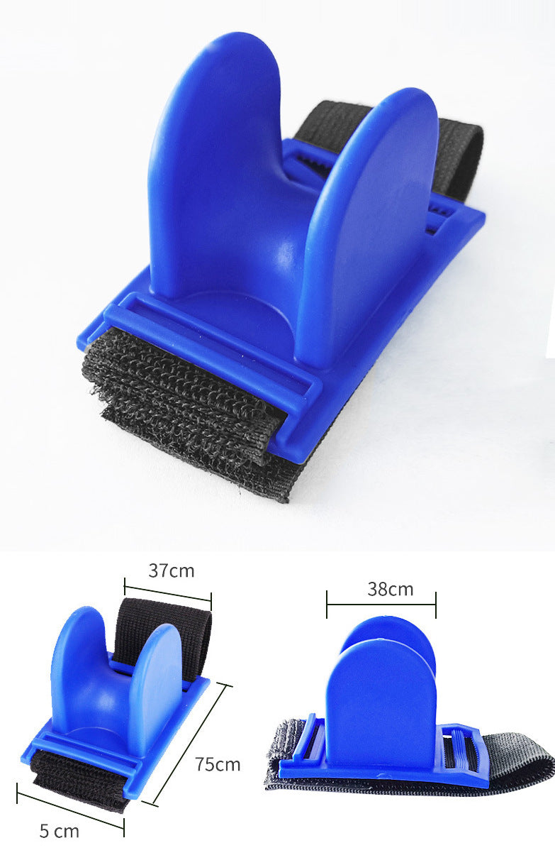 Railing boat rod holder