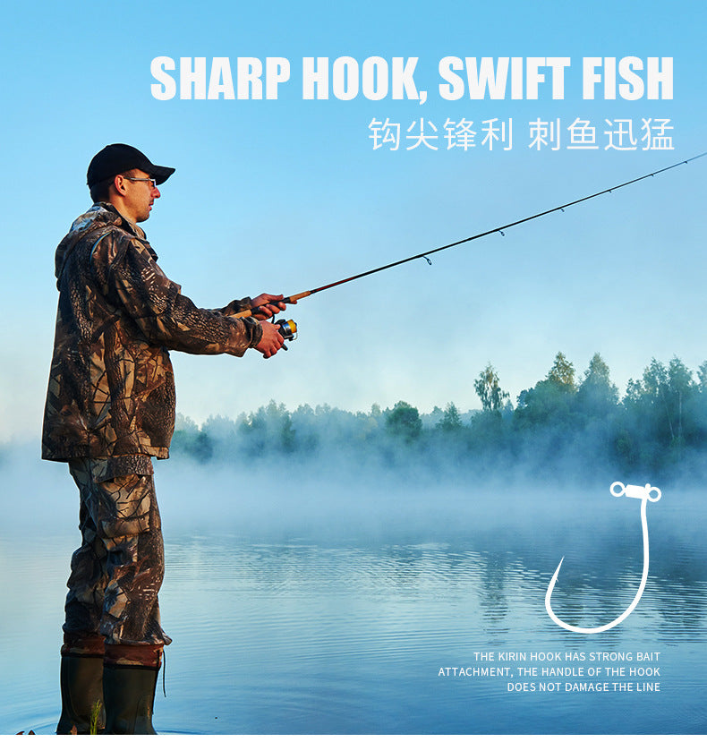 Crank hooks with swivel ,soft lure hook ,worm hook