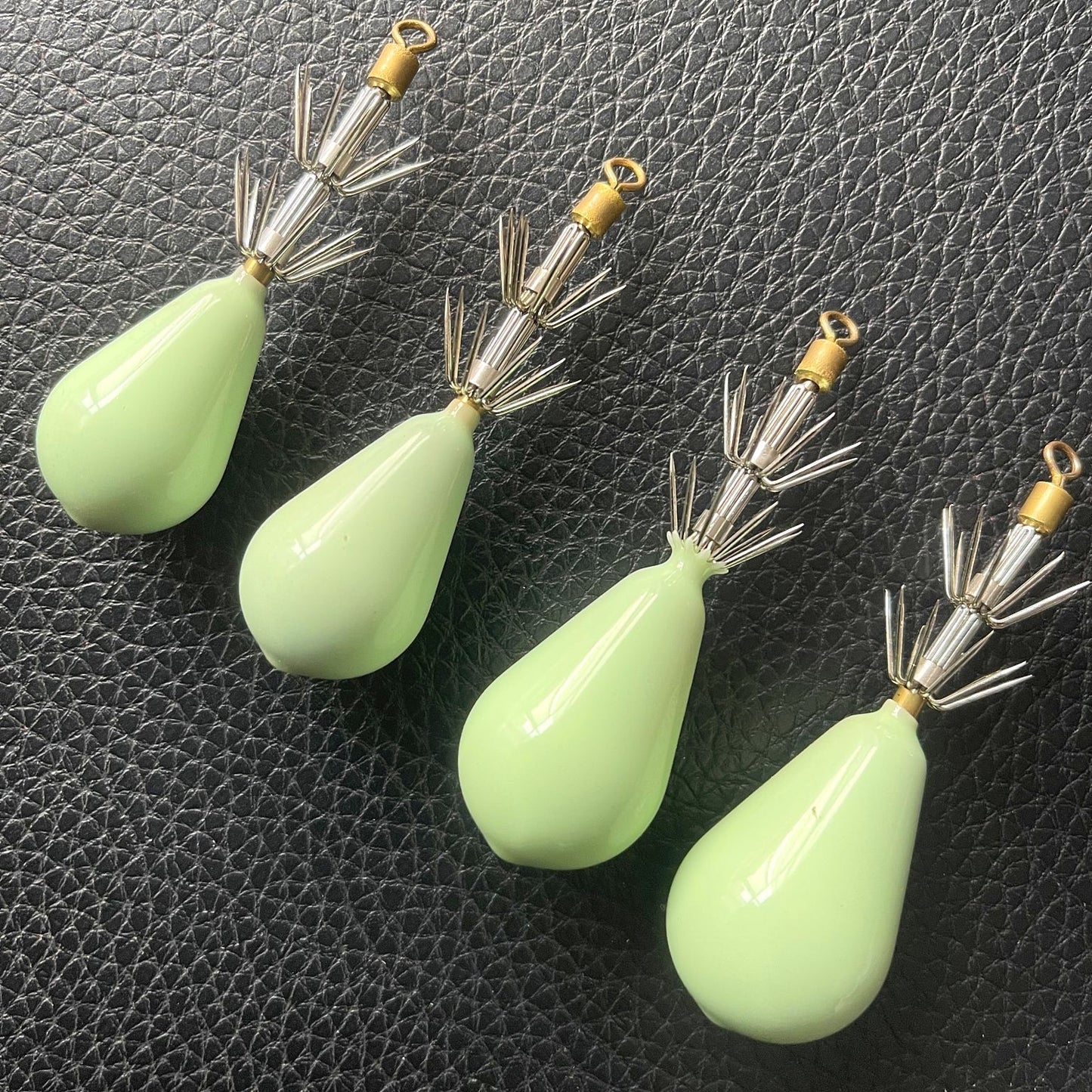 2pc Luminous Squid Hook Jigs Fishing Octopus Cuttlefish Hook Jigging Lure/32g