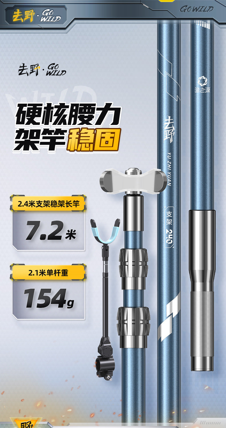 YZY-Carbon fishing box rod holder(2.4m)