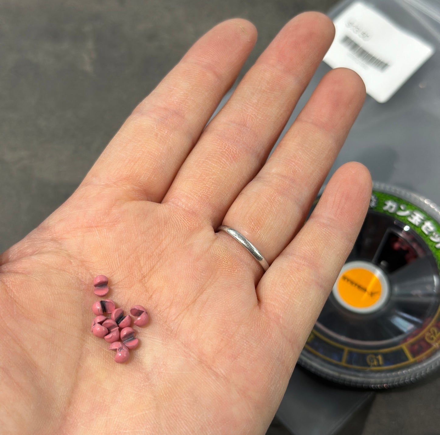Korean ISO fishing color sinker
