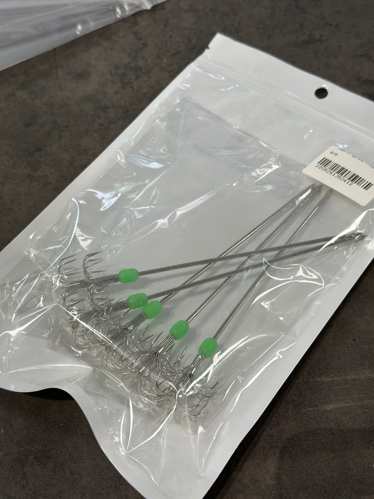 Metal Squid Spike Jigs Stainless Steel Hook /5p