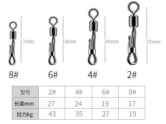 Quick Change Fishing Connector/6p