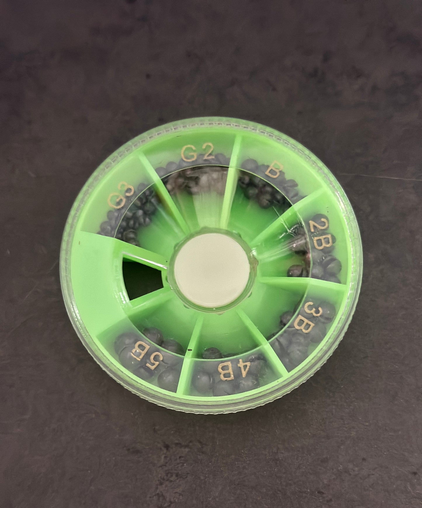 Fishing Weight Sinkers box