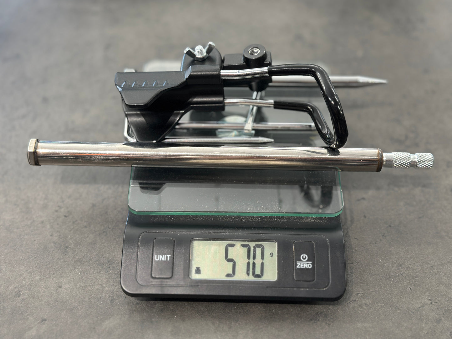 Split, adjustable fishing rod holder