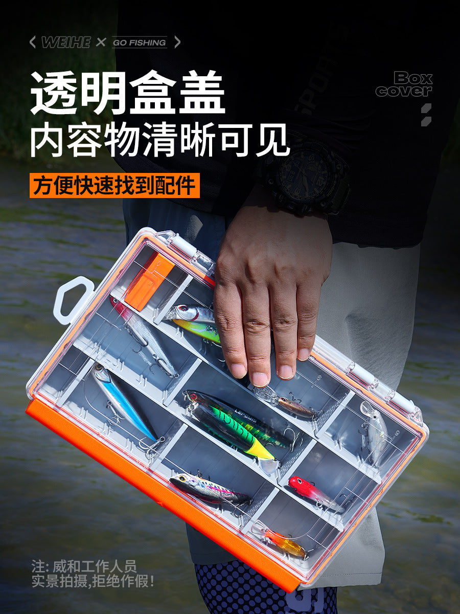 WH-X67 Fishing Bait Box with Removable Dividers for Customizable Storage Solutions