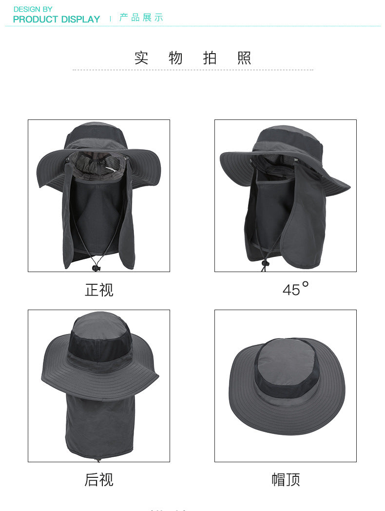 Outdoor Sun UV Protection Fishing Cap