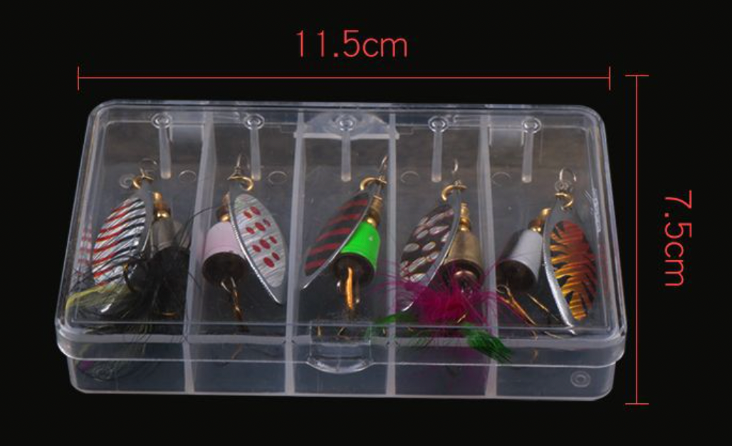 Rotating Sequin Set Lure 7.7g with Feather