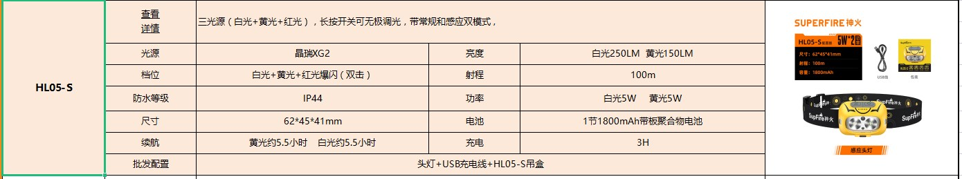 SupFire-HL-05-S