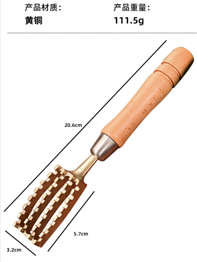 Fish scale scraper