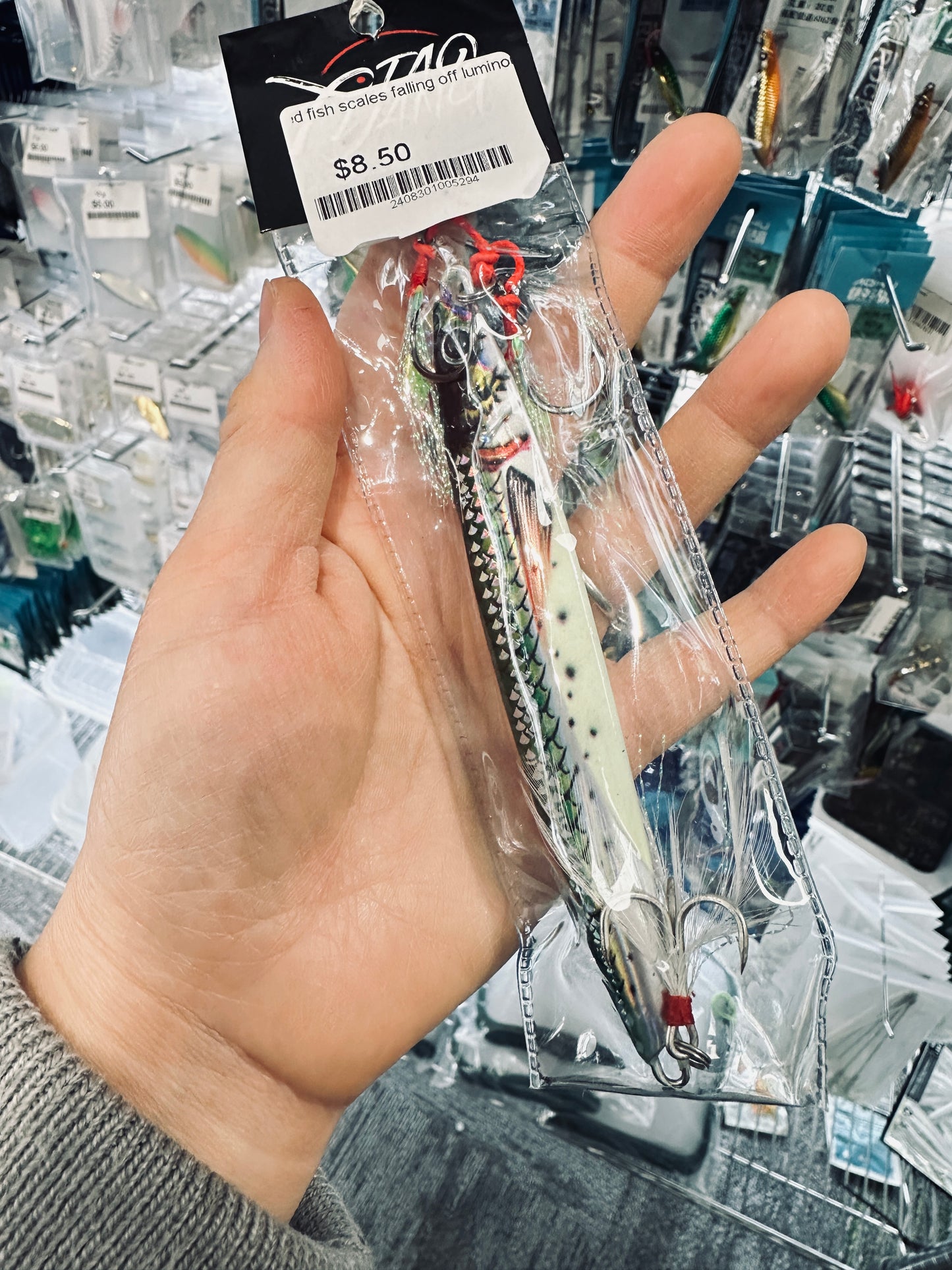 3D simulated fish scales luminous plate lure/40g/60g/80g/100g