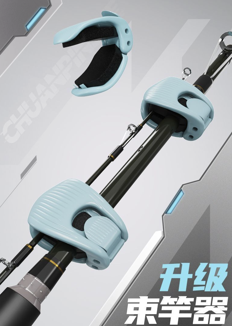 Multi-functional Rod Tie Holder Pole Keeper Rod Tie Tackle Clips Holder Fixed