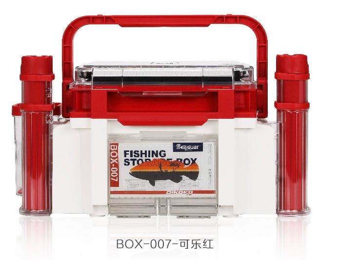 Seaguar Fishing Storage Box 10L  Fishing Tackle Seat Box Bottle Rod Holder