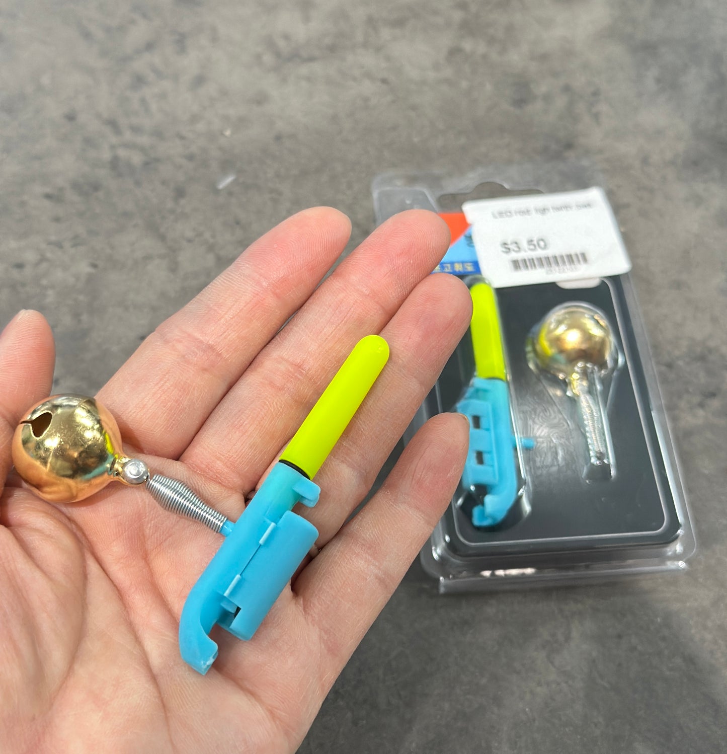 Fishing Rod Tip Alert Lamp LED with bell