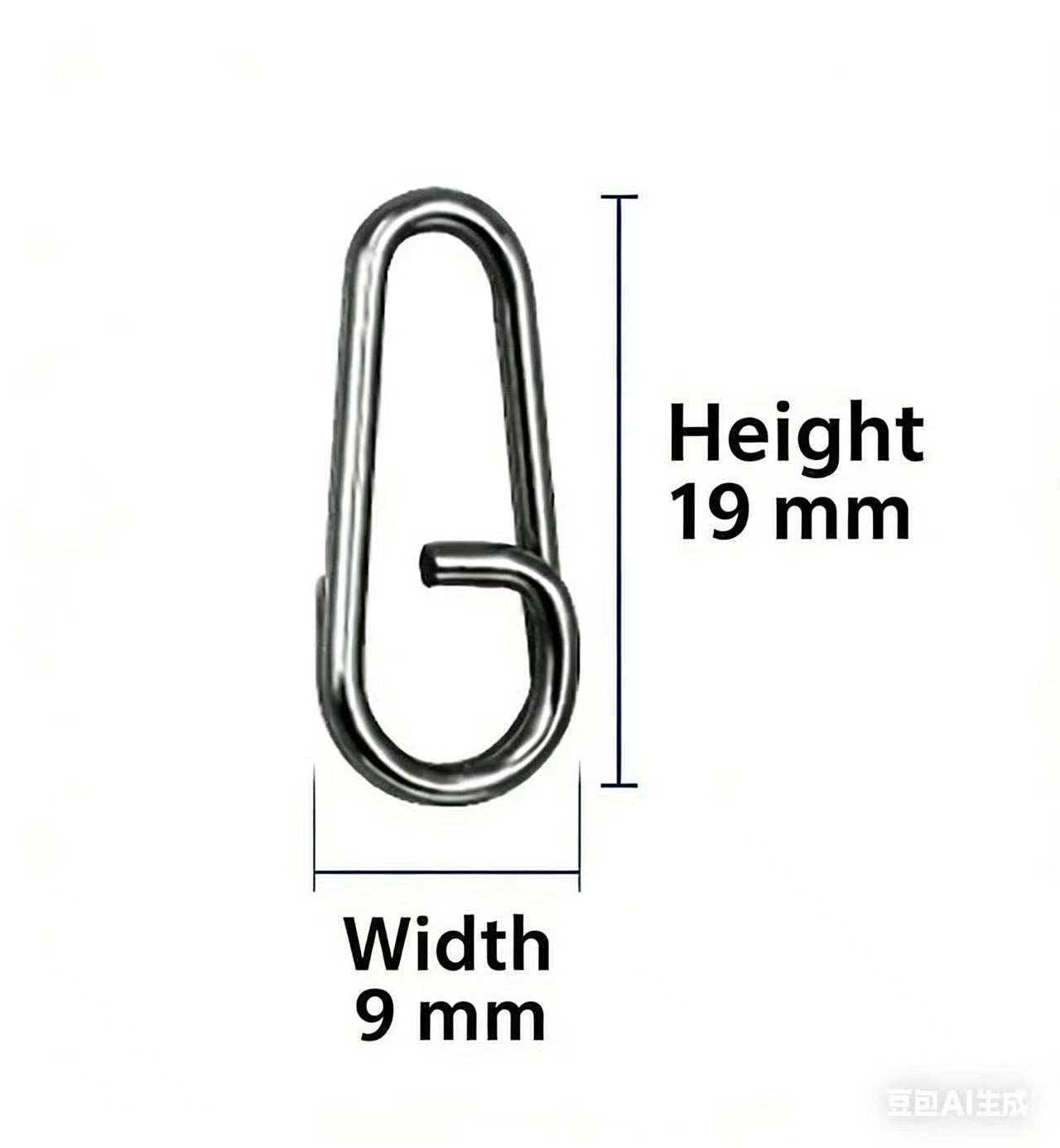 Quick Snap Fast Clip Stainless Steel Clips Fishing Connector/10p
