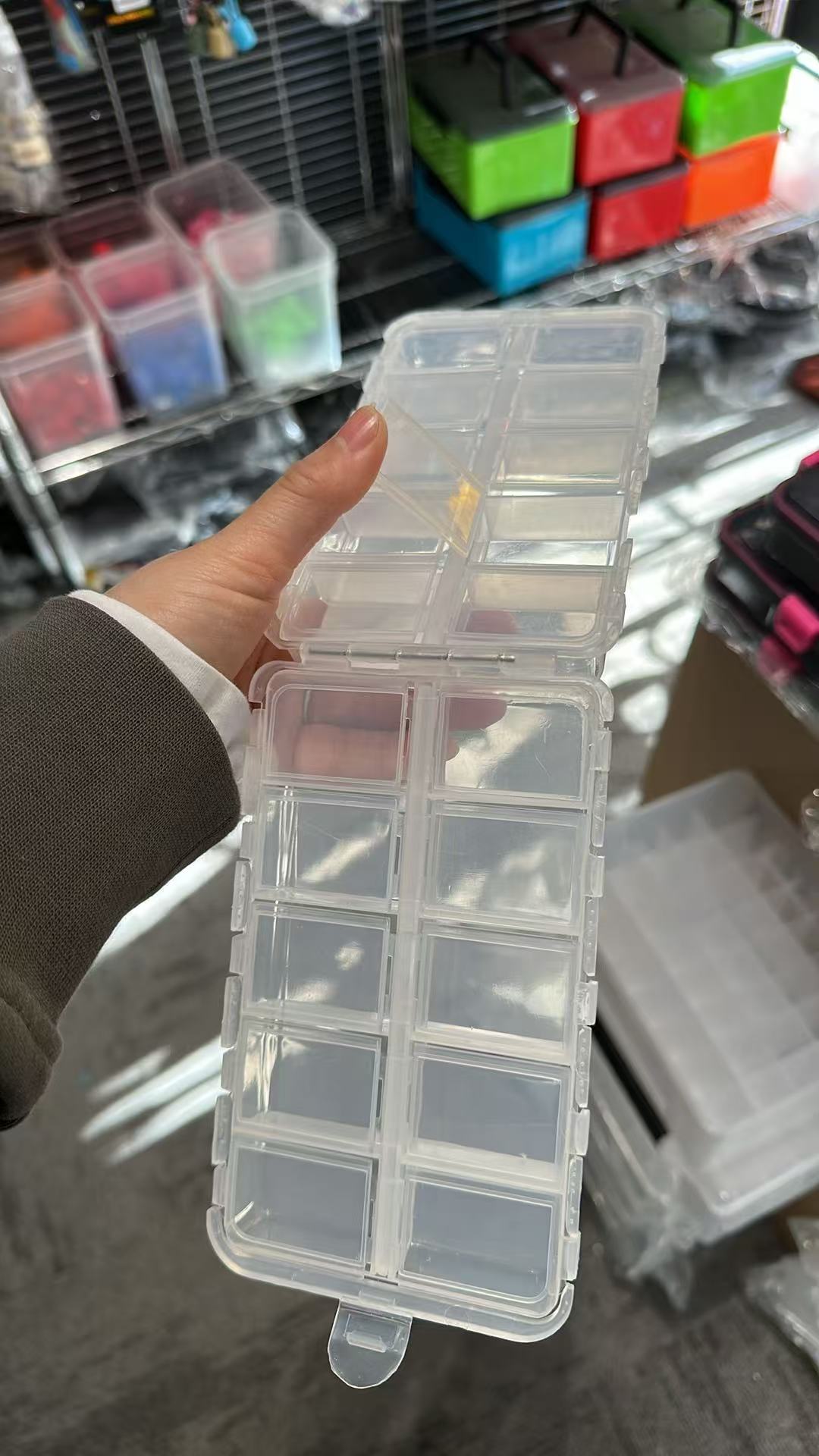 Premium 20 Compartments Tackle Boxes, Tackle Utility Boxes, Plastic Box