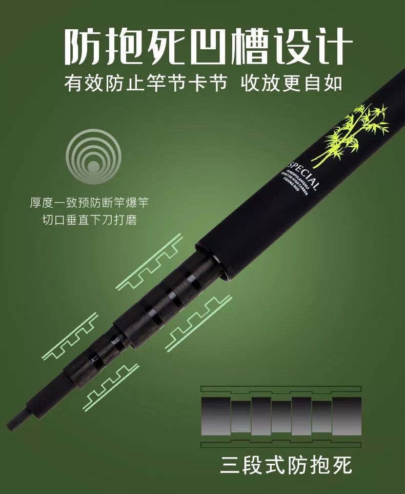 GW- Carbon Fiber Telescopic Fishing Pole