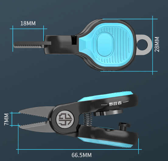 YYZ-mini Fishing Line Cutter with Retractable Lanyard