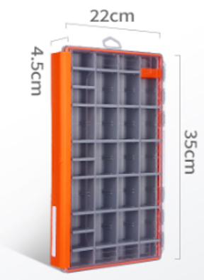 WH-X67 Fishing Bait Box with Removable Dividers for Customizable Storage Solutions