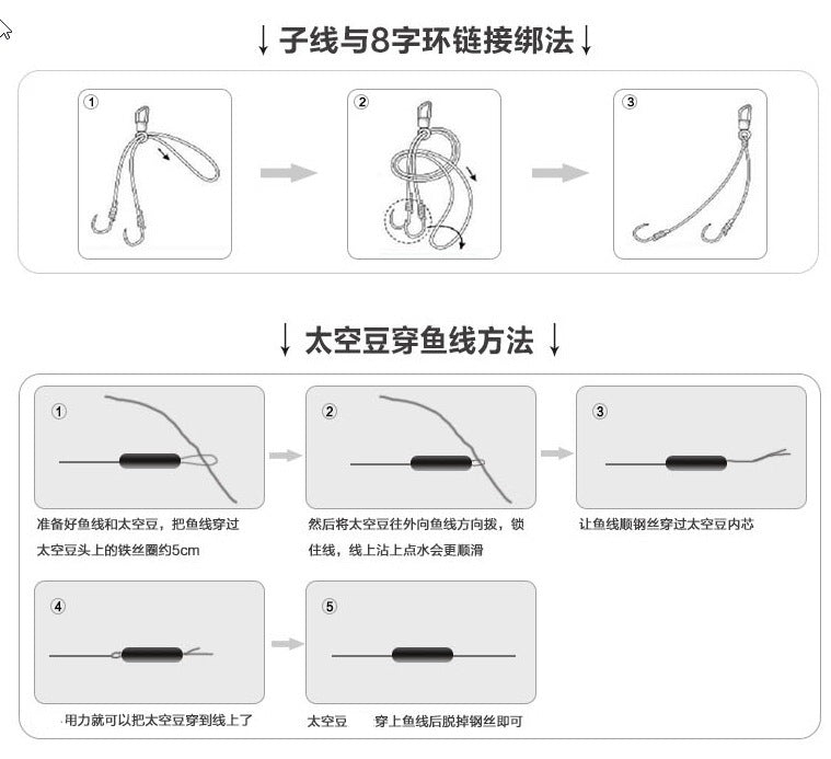 Stopper and double hook jig