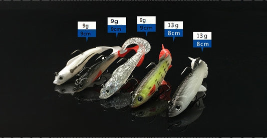 5pcs boxed lead fish set 9.3g