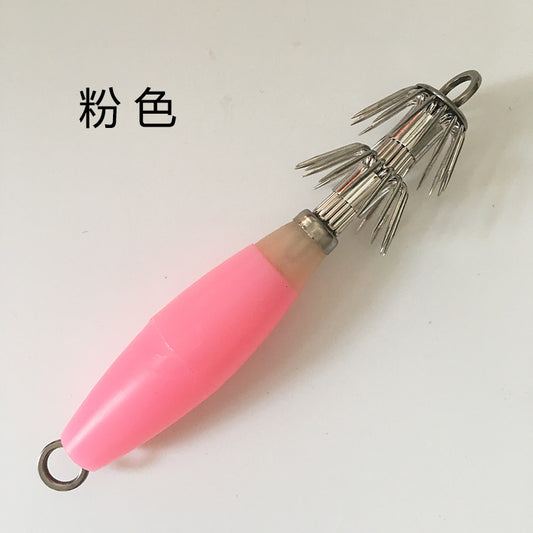 Fluorescent Squid Hook Double Umbrella