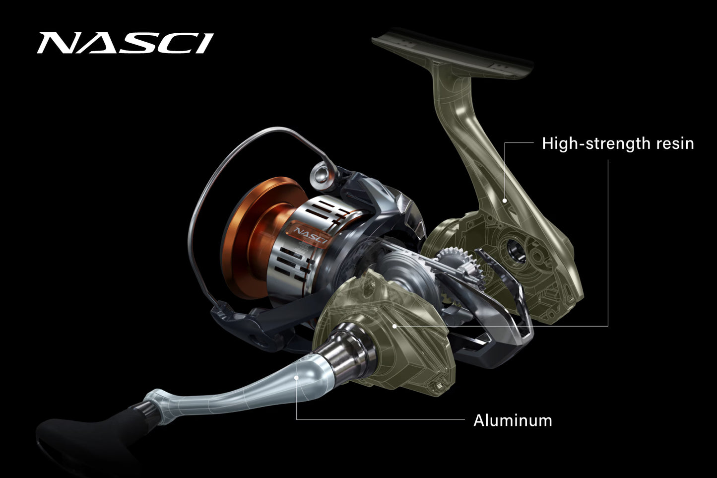 2025 Shimano Nasci Spinning Fishing Reel