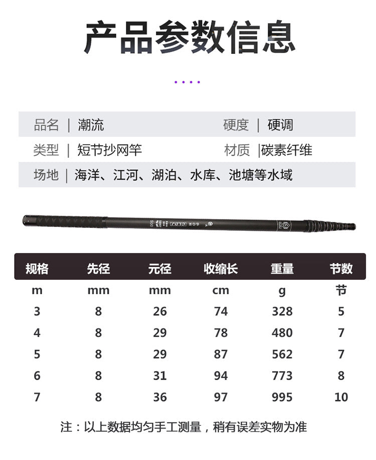 8mm carbon net rod