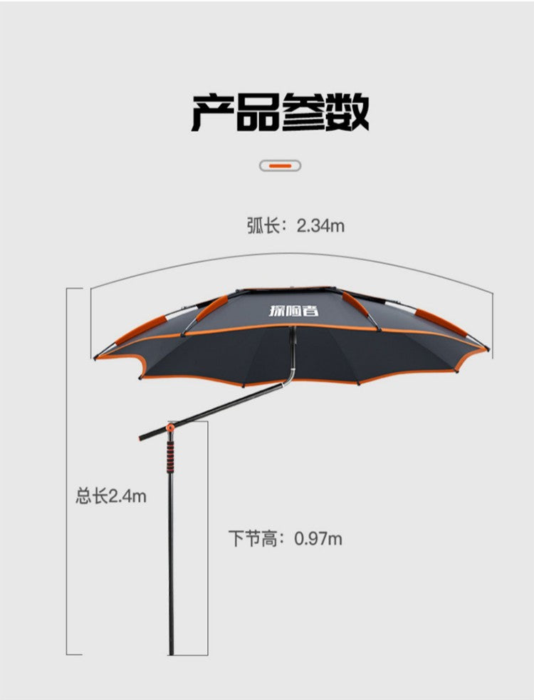 Fishing and camping umbrella