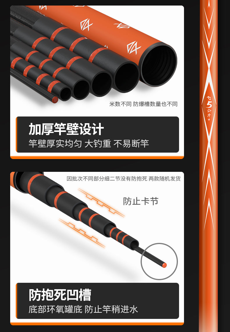 HANDING- Carbon Fiber Telescopic Fishing Pole