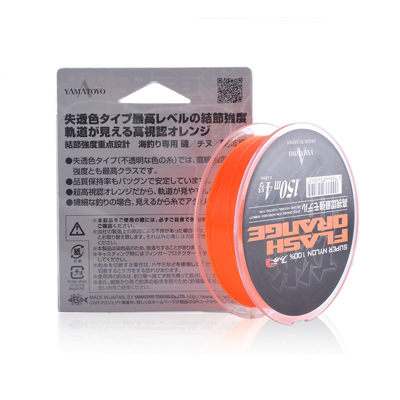 YAMATOYO-FLASH ORANGE ISO FISHING MAINLINE