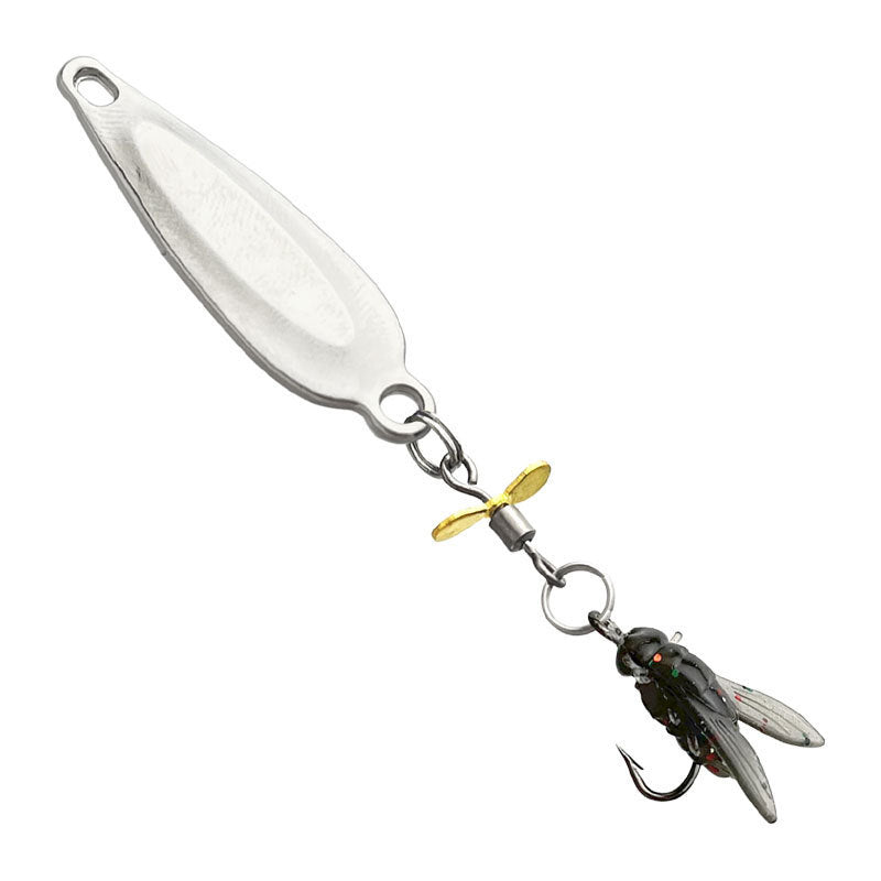 Fly bait, fly hook, rotating propeller, micro-object
