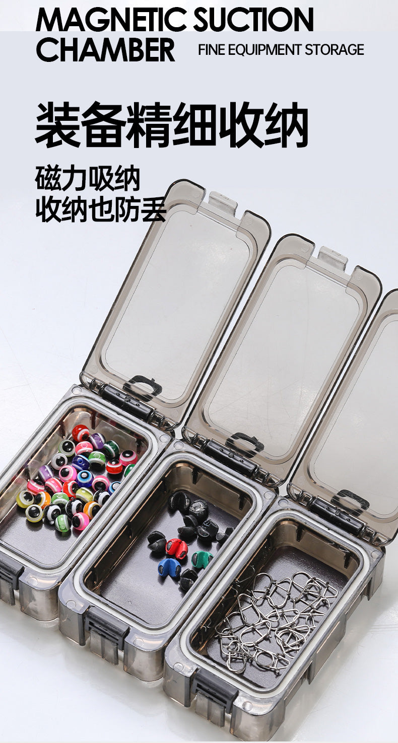 Assemblable fishing gear accessory box