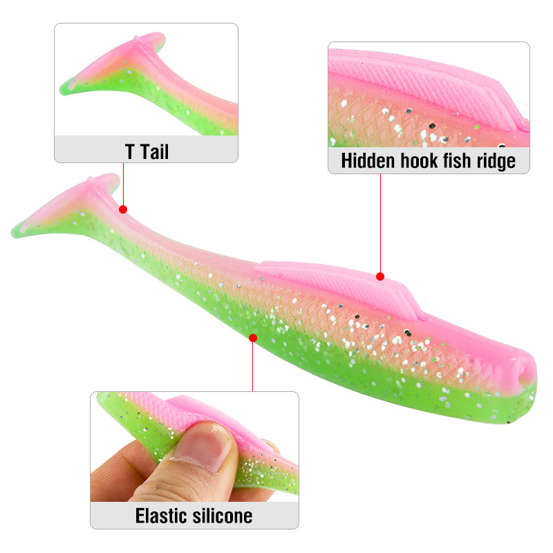 T tail soft lure