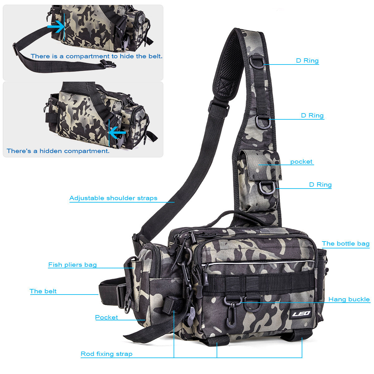 LEO-fishing bag 28159