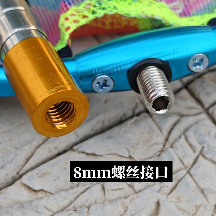 Children's small fishing net, stainless steel telescopic pole, fishing net