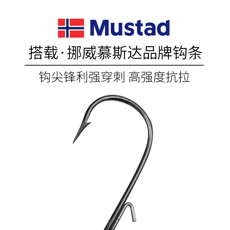 LUREHOLIC-FI-NED JIG WITH MUSTAD HOOK