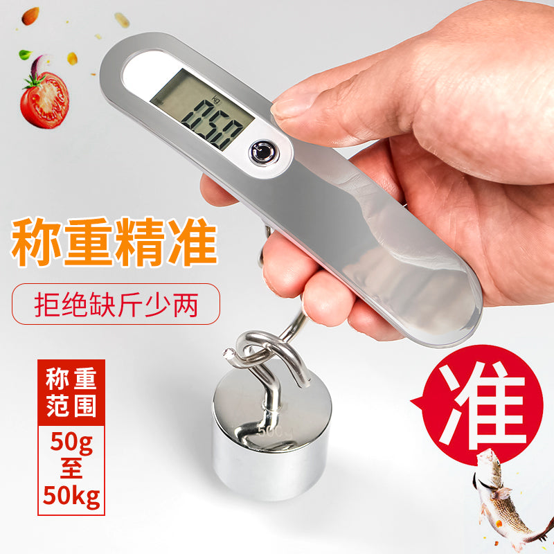 Portable handheld electronic scale