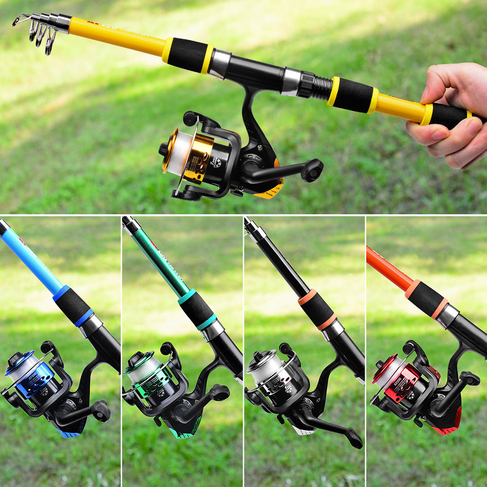 1.5m Telescopic Fishing Rod Set