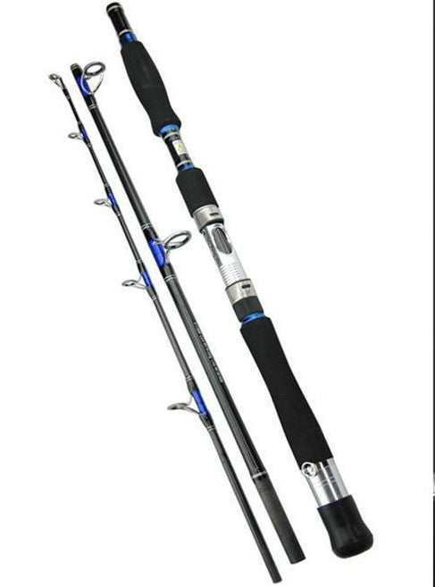 Three-section boat fishing rod