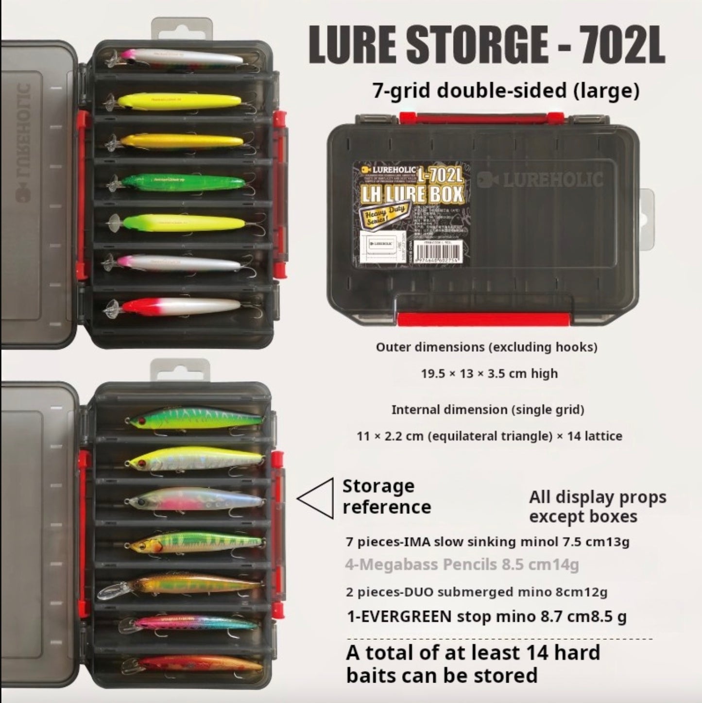 LUREHOLIC- LH LURE BOX L-702L